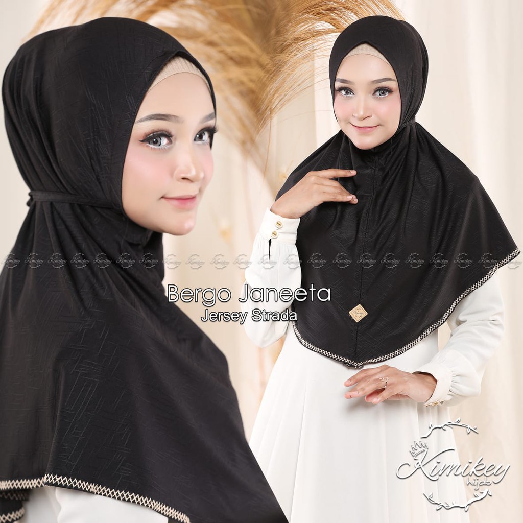 Jilbab Instan Bergo Non Pet Janeeta By Kimikey