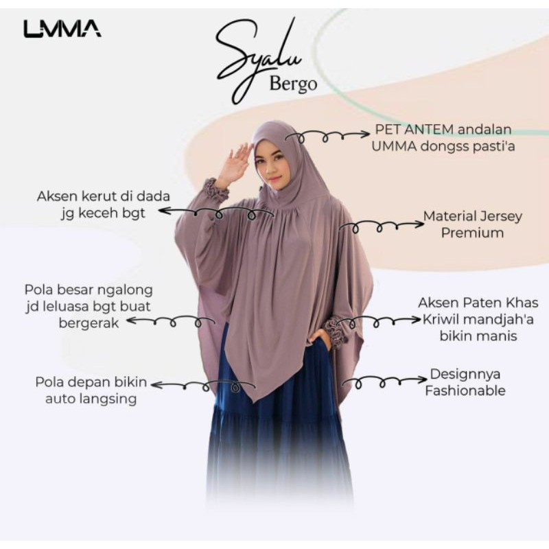 Syalu bergo UMMA syari