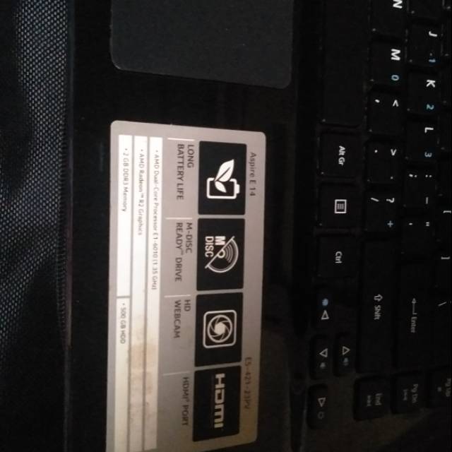 laptop acer aspire e14 E5 421