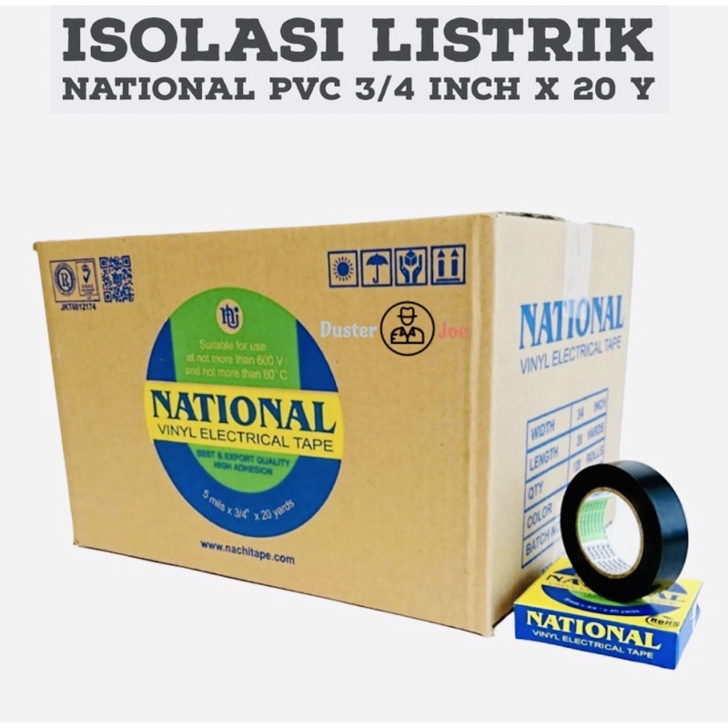 

120PCS ISOLASI NATIONAL HARGA 1 DUS