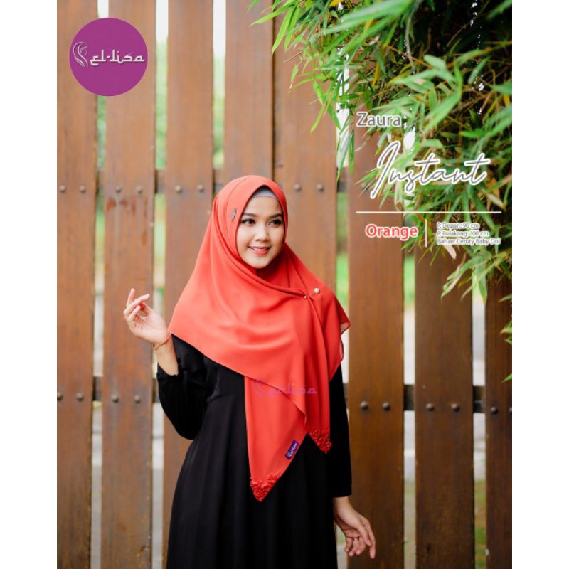 hijab segitiga instan ellisa zaura Instan