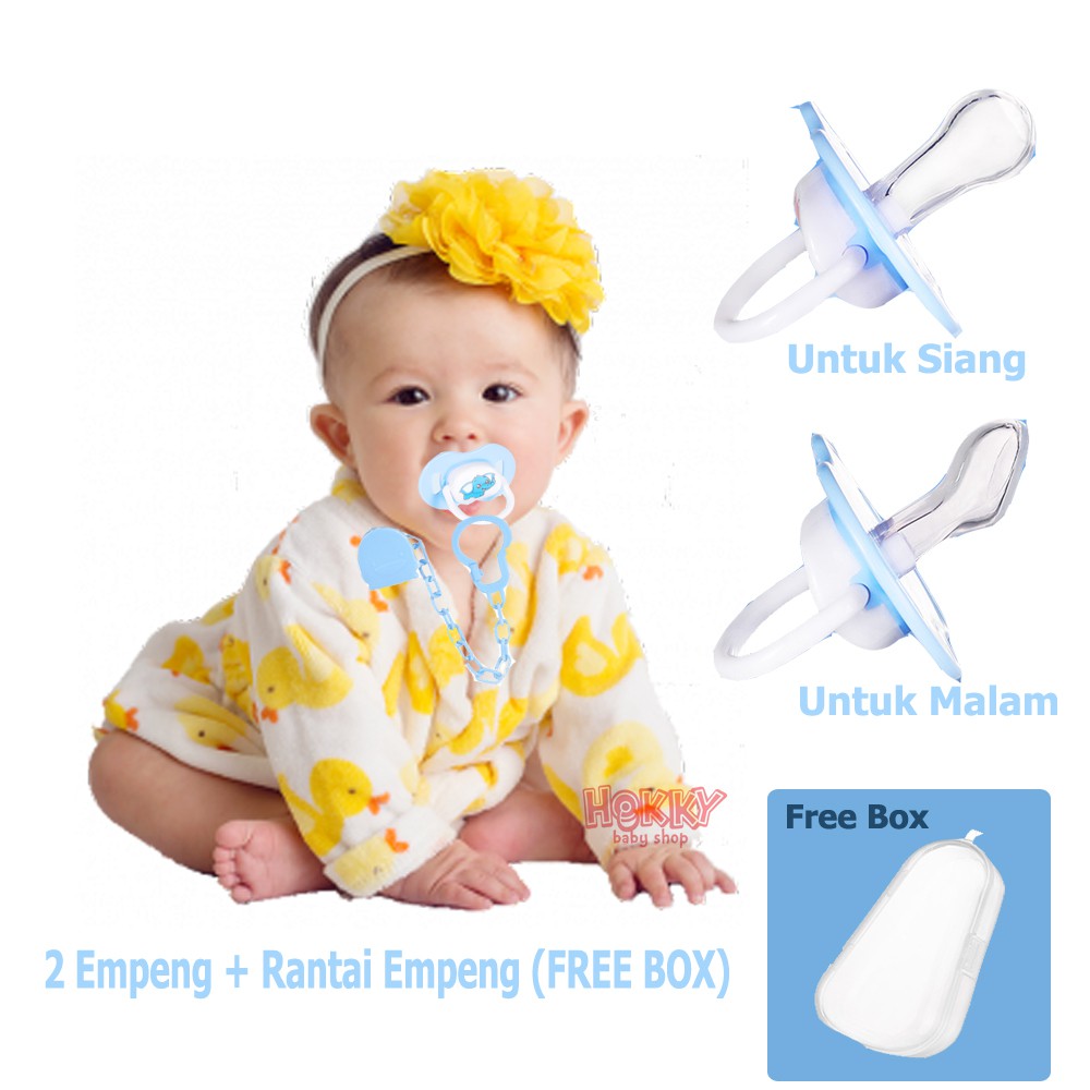 HK Empeng Bayi 2 in 1 Dot Bayi Set Berkualitas