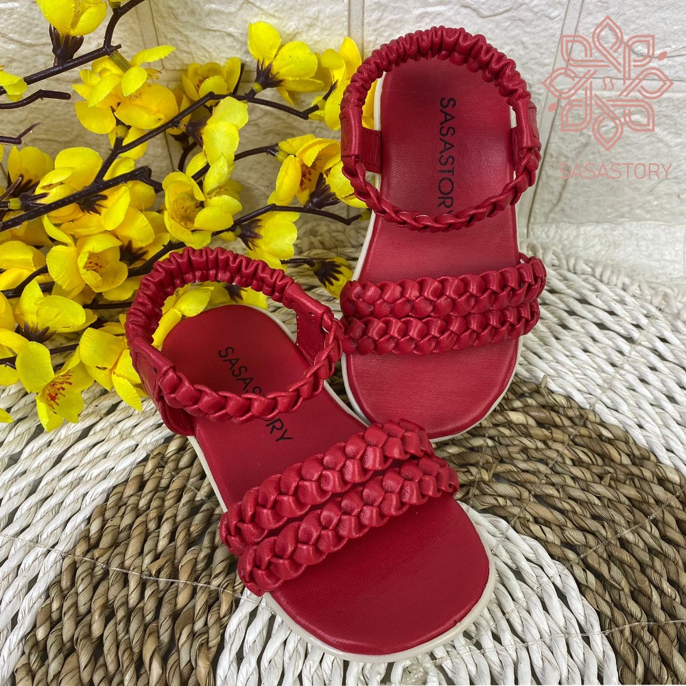 [TAMAN SEPATUKU] SANDAL SEPATU TRENDY MURAH ANAK KEPANG DOUBLE KAX11