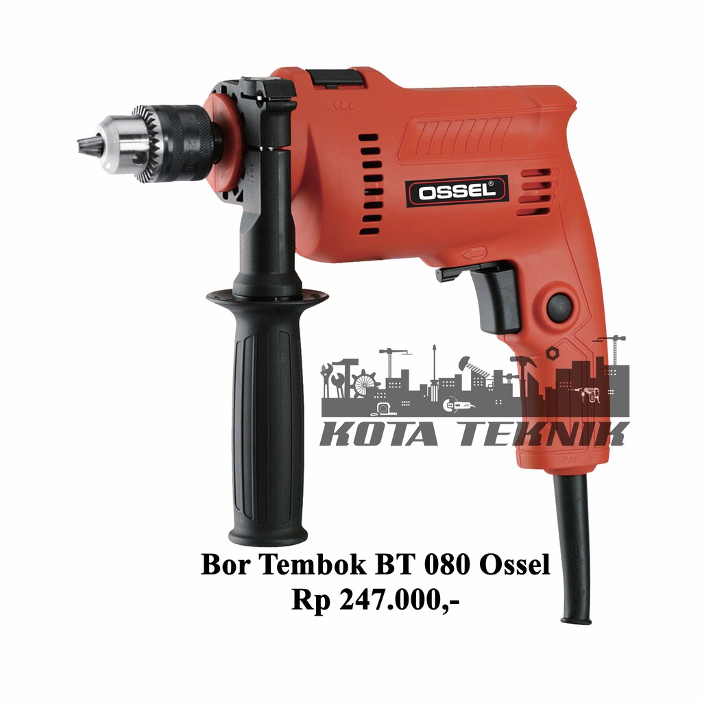 BERGARANSI PROMO Bor Tembok BT080 Ossel Bor LIstrik BT080 Ossel Bor Hammer Drill Ossel