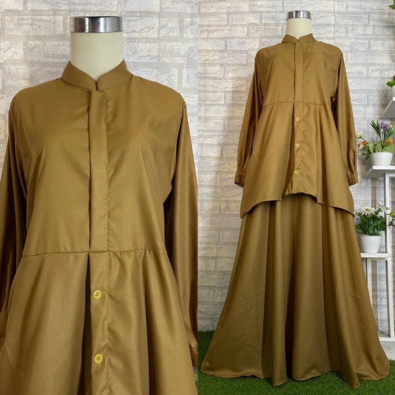 Gamis Pemda Toyobo Polos. Gamis Seragam PNS