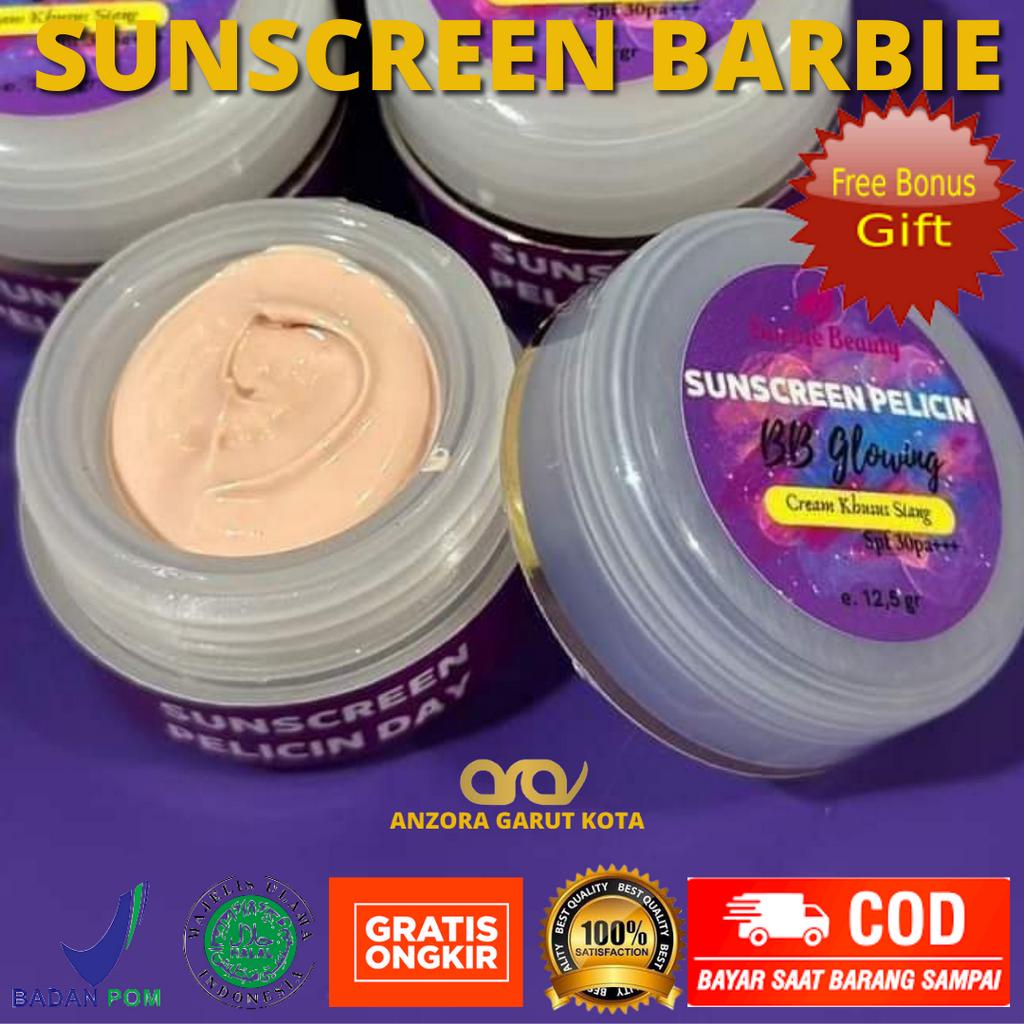 SUNSCREEN BARBIE BEAUTY SUNSCREEN BBF SUNSCREEN GLOWING SUNSCREEN RATU ANZORA PELICIN BARBIE BEAUTY 