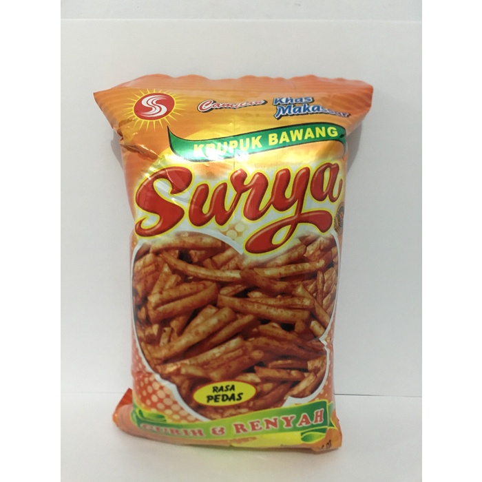 

MURAH kerupuk bawang surya 225 gr