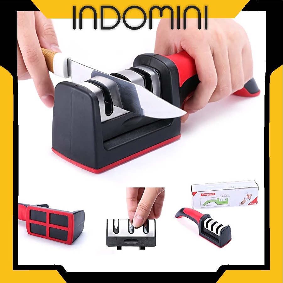 INDOMINI R384 ALAT PENGASAH PISAU GUNTING ASAHAN KNIFE SHARPENER SWIFT SHARP