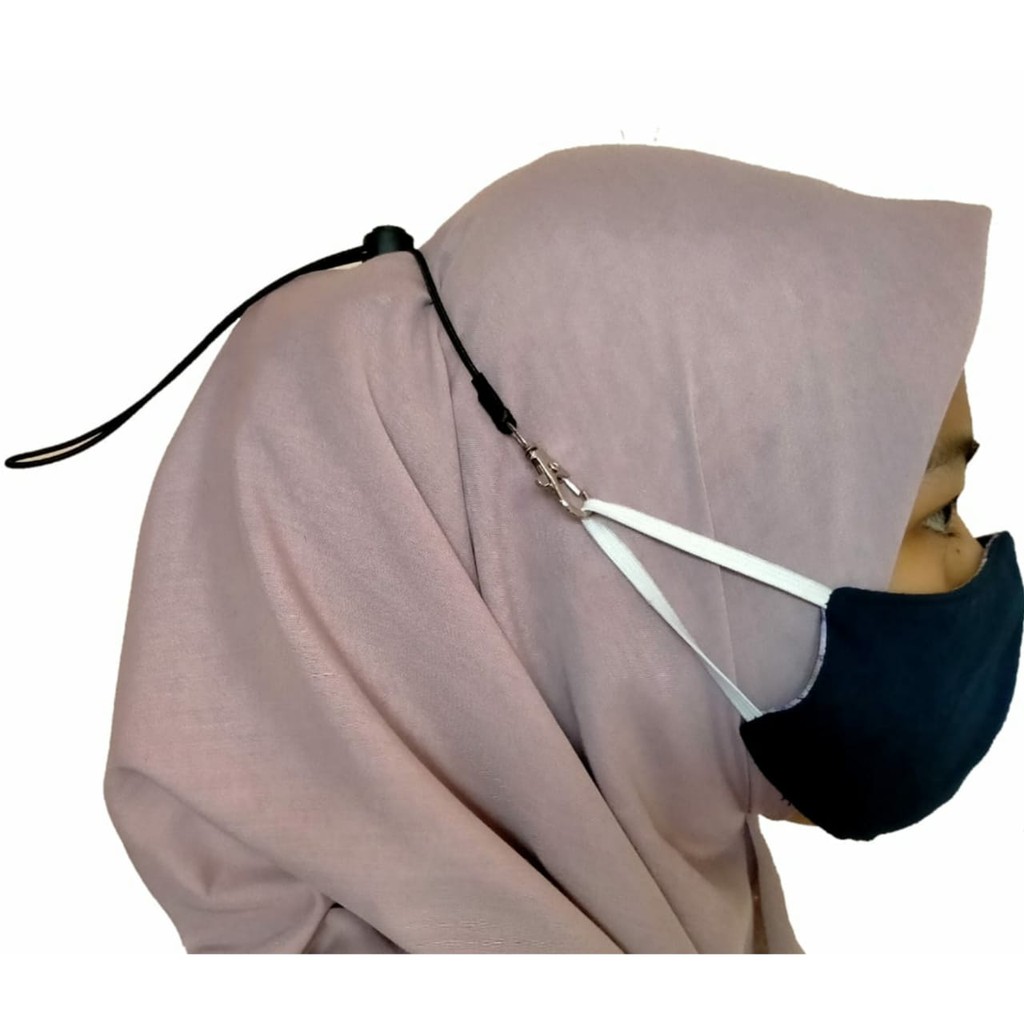 Masker strap / konektor headloop / Gantungan masker karet bulat