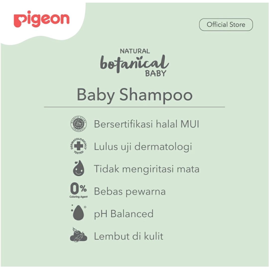 PIGEON BOTANICAL BABY SHAMPOO 240ML / SHAMPOO BAYI