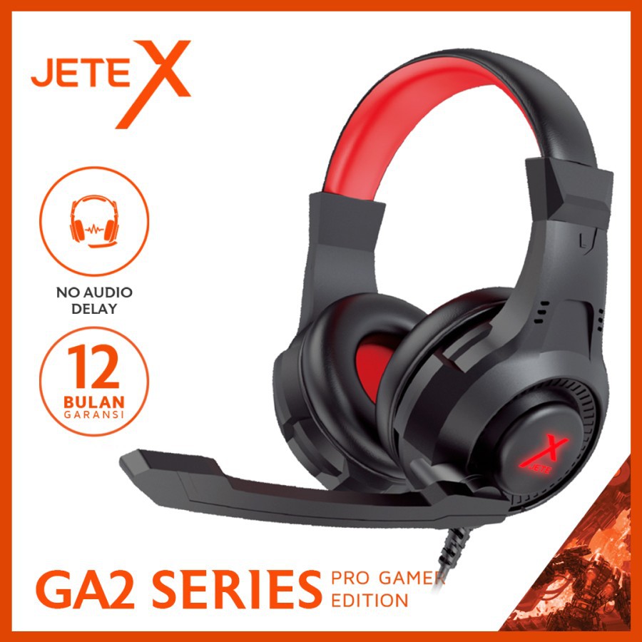 JETE X GA2 Headset Headphone Gaming Led Lighting