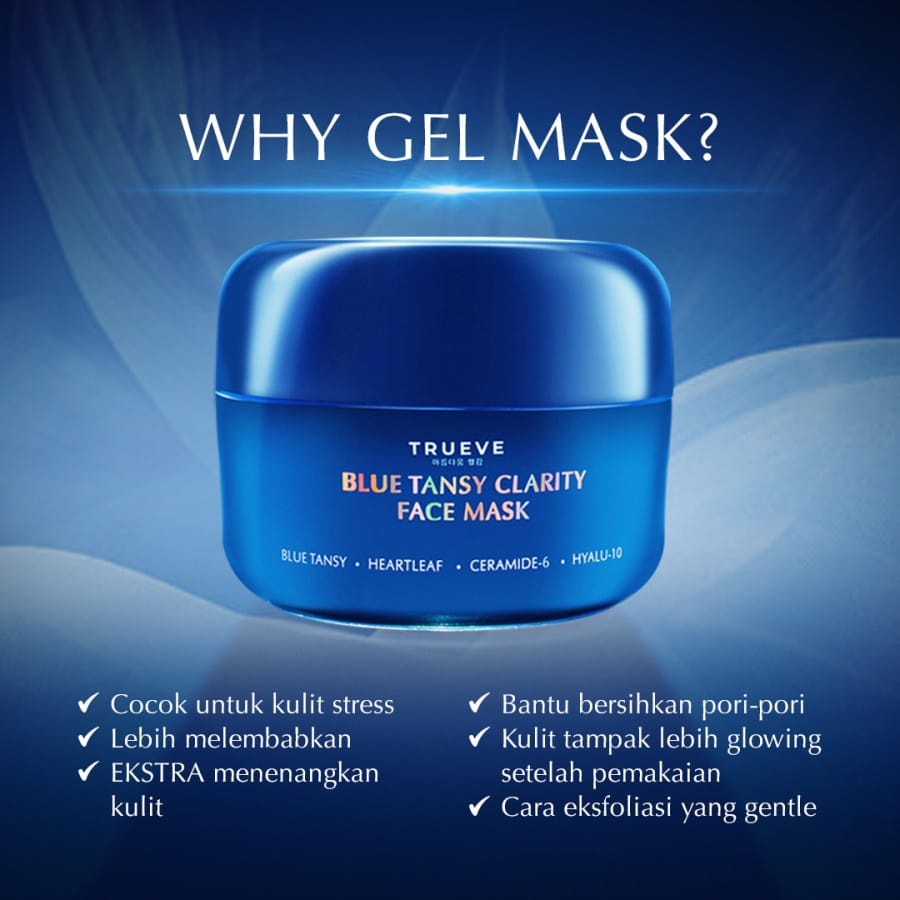 Trueve Blue Tancy Clarity Face Mask 50gr