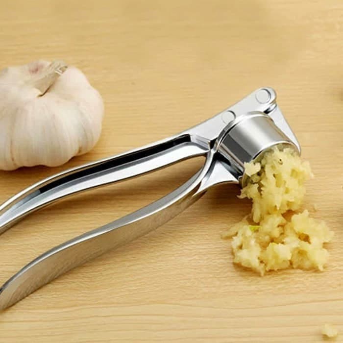 Alat Penghancur Bawang Stainless / Garlic Press