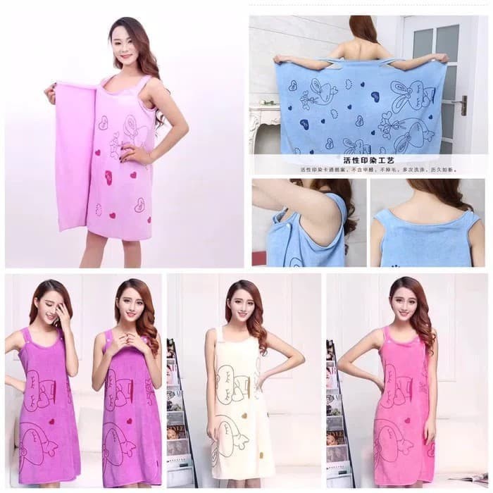 Handuk Dress Andine - Handuk Dress Mandi