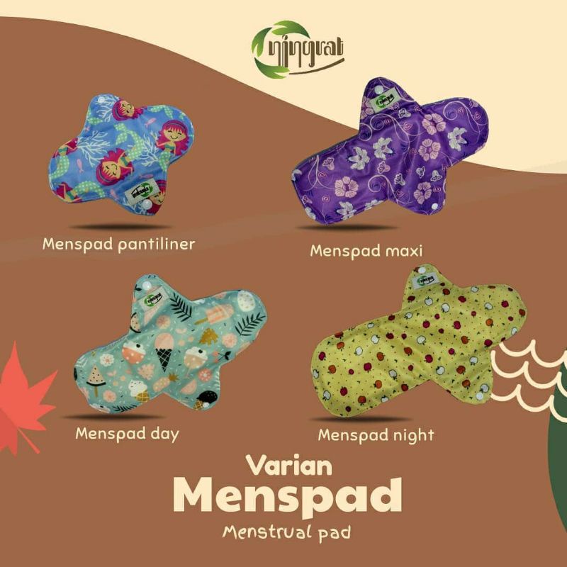 Menspad ningrat pembalut kain sehat bisa dicuci ulang