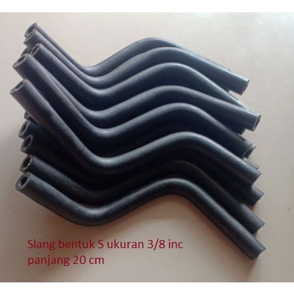 Selang bentuk S fungsi Universal, ukuran 3/8, Panjang 20cm harga 1 pcs