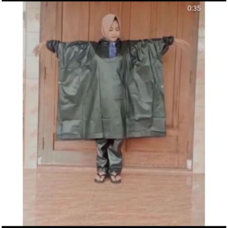 jas hujan rotec kelelawar lengan pakai celana jas hujan Ponco celana jas hujan Ponco lengan