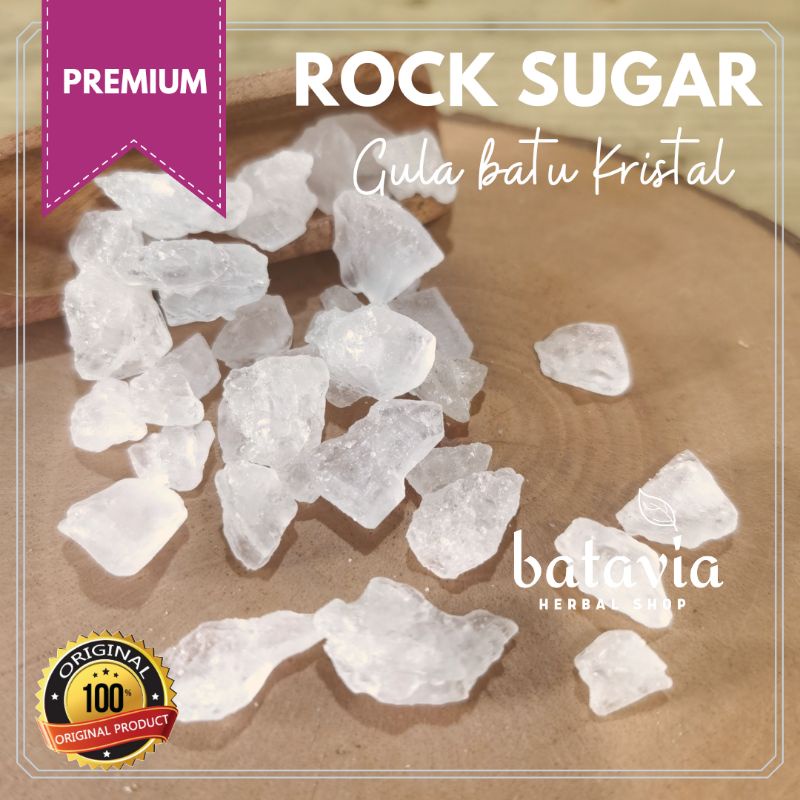 

Gula Batu Kristal Murni Natural Rock Sugar Pure Premium Herbs Time