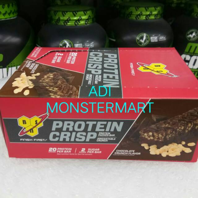 BSN PROTEIN CRISP 12 BAR - Protein Bar BSN