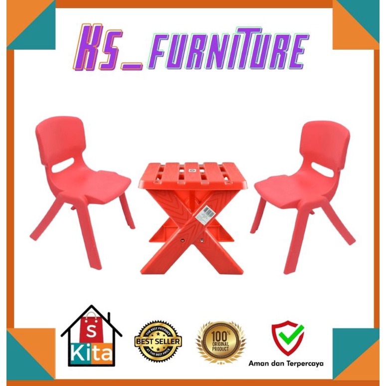 set kursi meja anak/set kursi taman anak/set kursi TK/set kursi meja serbaguna/set kursi plastik