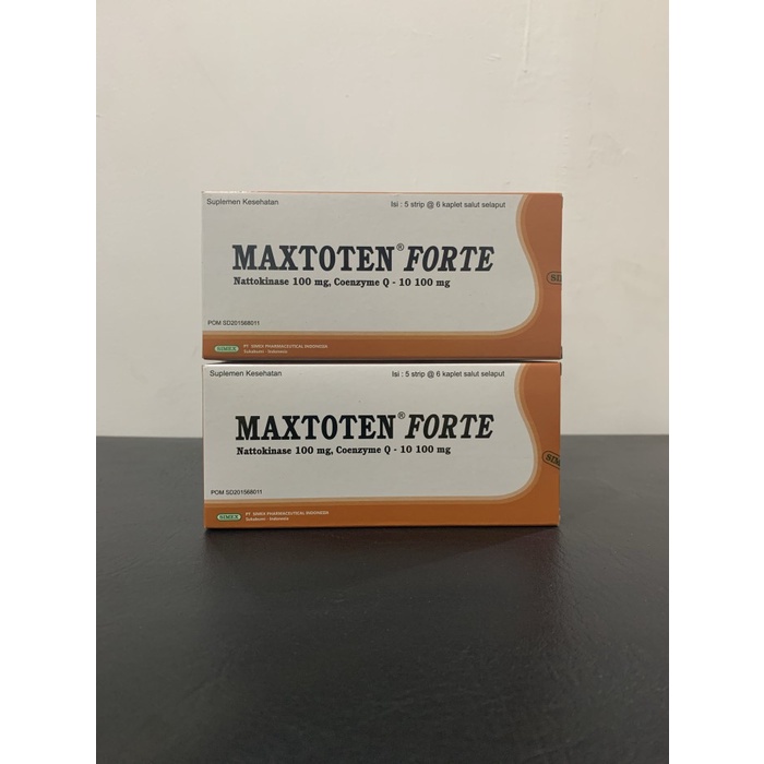 MAXTOTEN FORTE BOX ISI 30 - MAXTOTEN FORTE MENCEGAH PEMBEKUAN DARAH