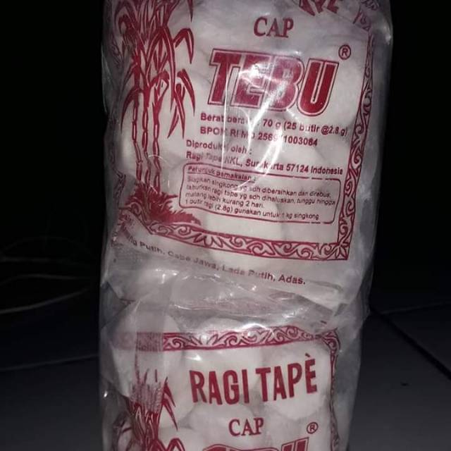

Ragi tape cap tebu