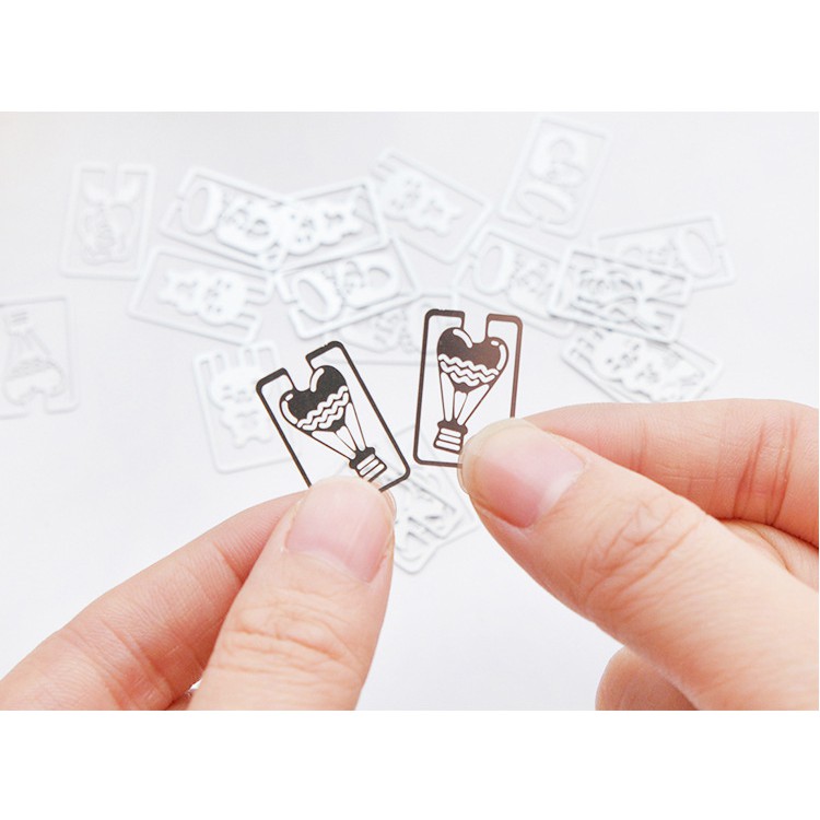 Cute Bookmark Paperclips Boxed Mini Metal 20 pieces/ box