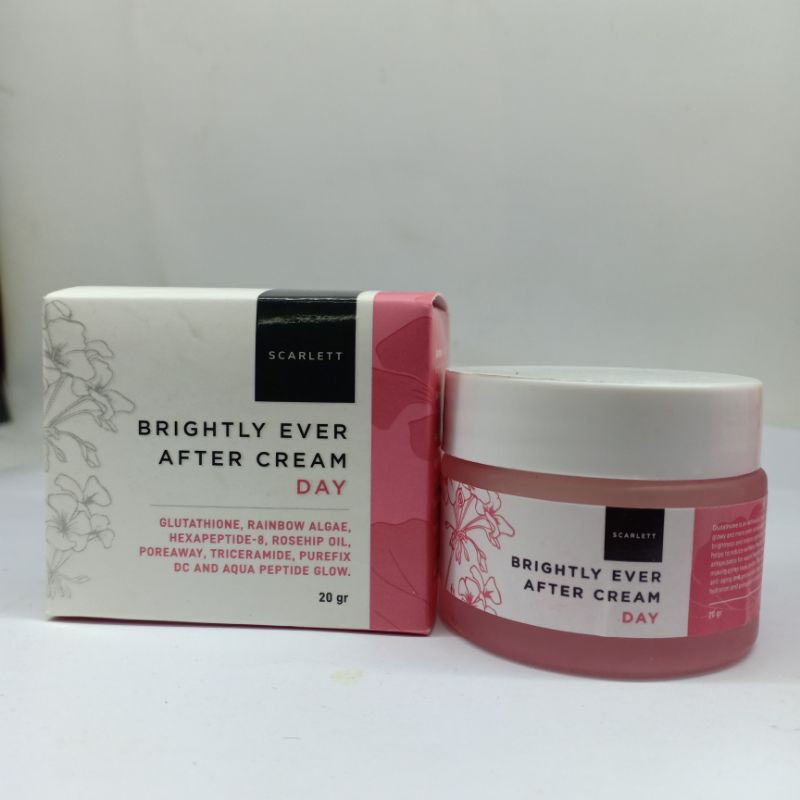 PAKET 3IN1 CREAM SCARLETT BRIGHTLY [ SIANG MALAM &amp; SERUM ] CREAM ORIGINAL