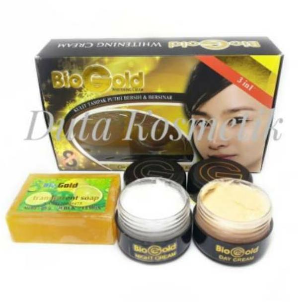 BIG SALE CREAM BIO GOLD PAKET / CRIM PEMUTIH BIOGOLD 3in1 ✹ 886