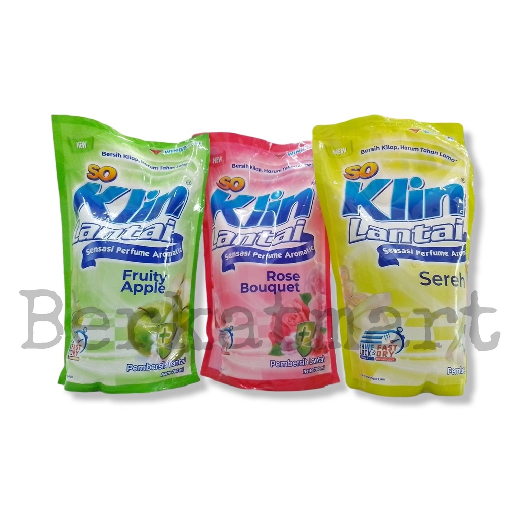 SO KLIN FLOOR CLEANER PEMBERSIH LANTAI REFILL 780ML