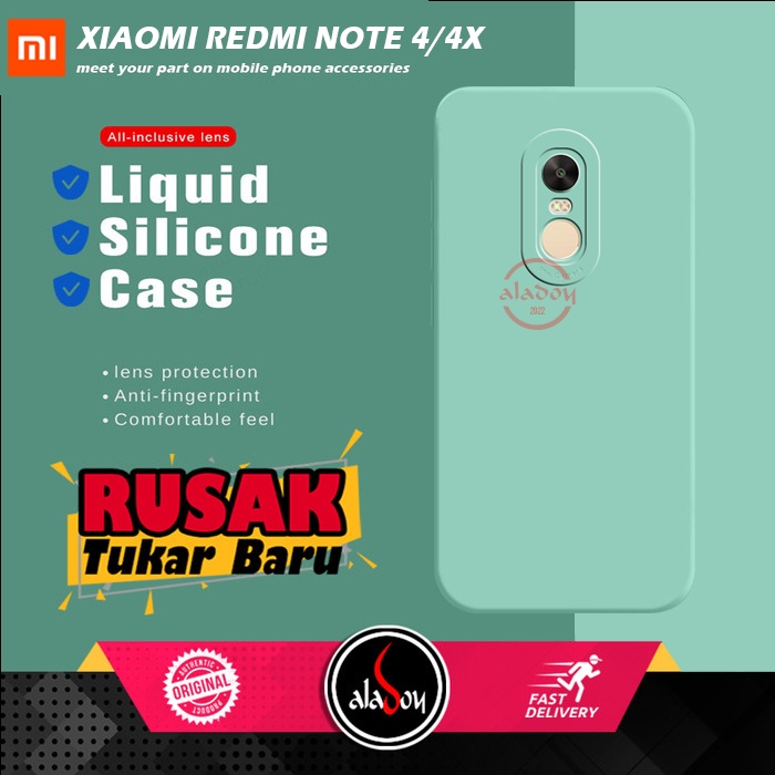 Soft Case Xiaomi Redmi Note 4/4X Case Liquid Silicone Pro Camera Premium Casing