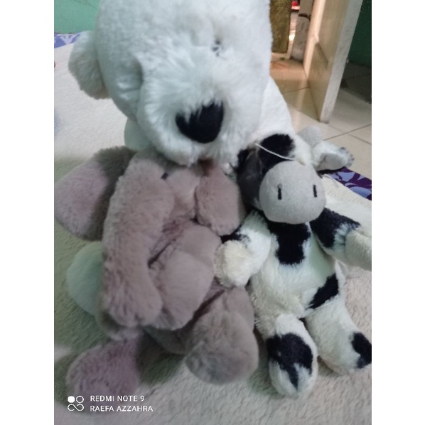 Boneka jellycat beruang sapi gajah