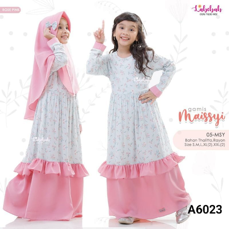 LABEBAH GAMIS ANAK MAISSYI A6023 UMUR 6-7 THN