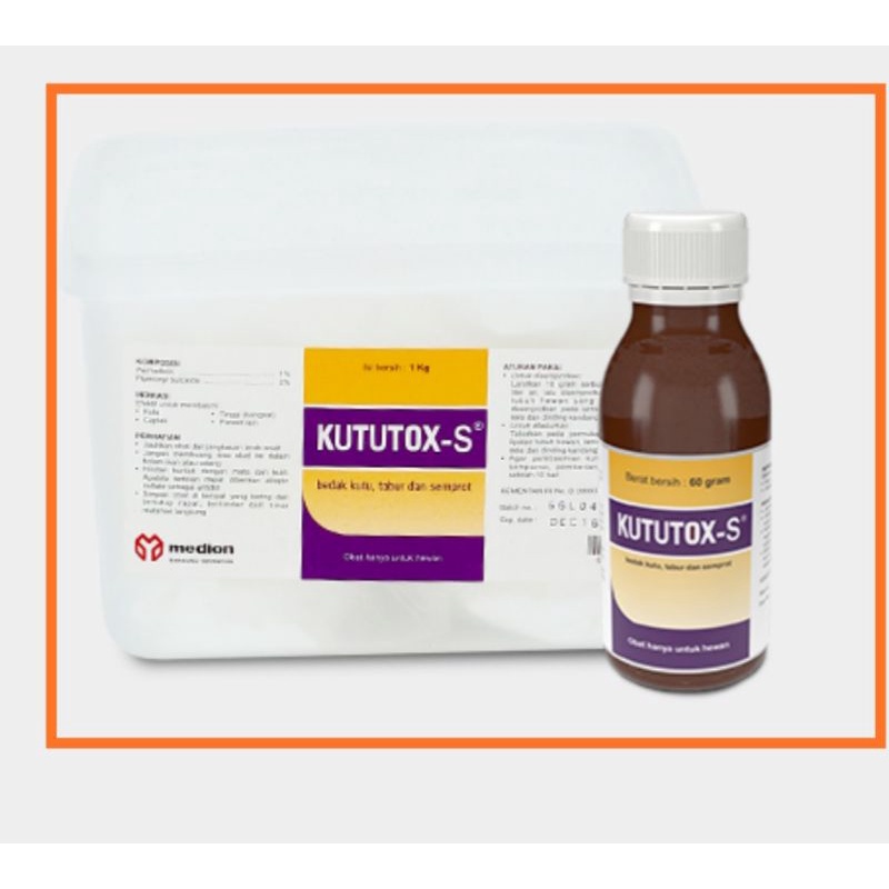 kututox-s obat kutu hewan ayam unggas