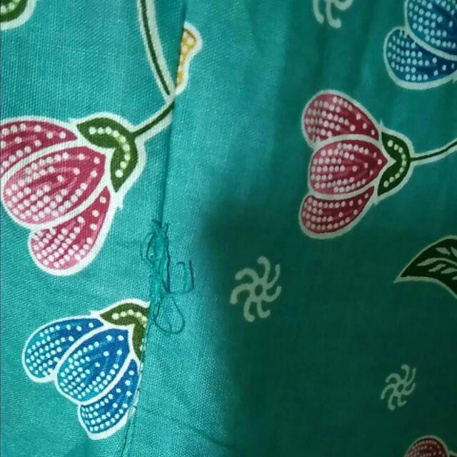 Tunic Santika Pias Cibulan #4 / Tunik Batik Cantik Pastel Kantor / Seragam Batik Jumbo Xxl