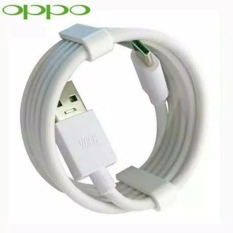 KABEL DATA TYPE-C OPPO A5 2020/A9 2020/REALME 5PRO/ VOOC 3.0 ORIGINAL 100%