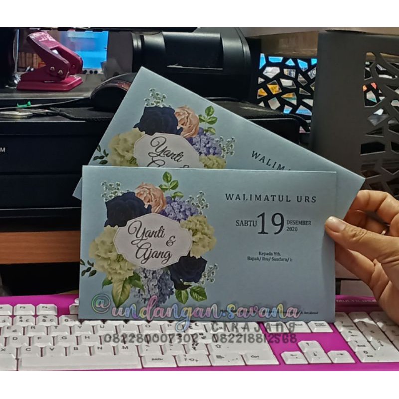 SCF 002 Blangko Undangan Griya SCF 002 Undangan Blangko Murah undangan pernikahan khitanan