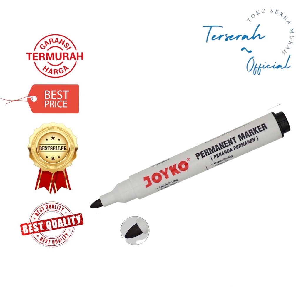 

SPIDOL PERMANENT MARKER SPIDOL PERMANEN ROUND TIP JOYKO