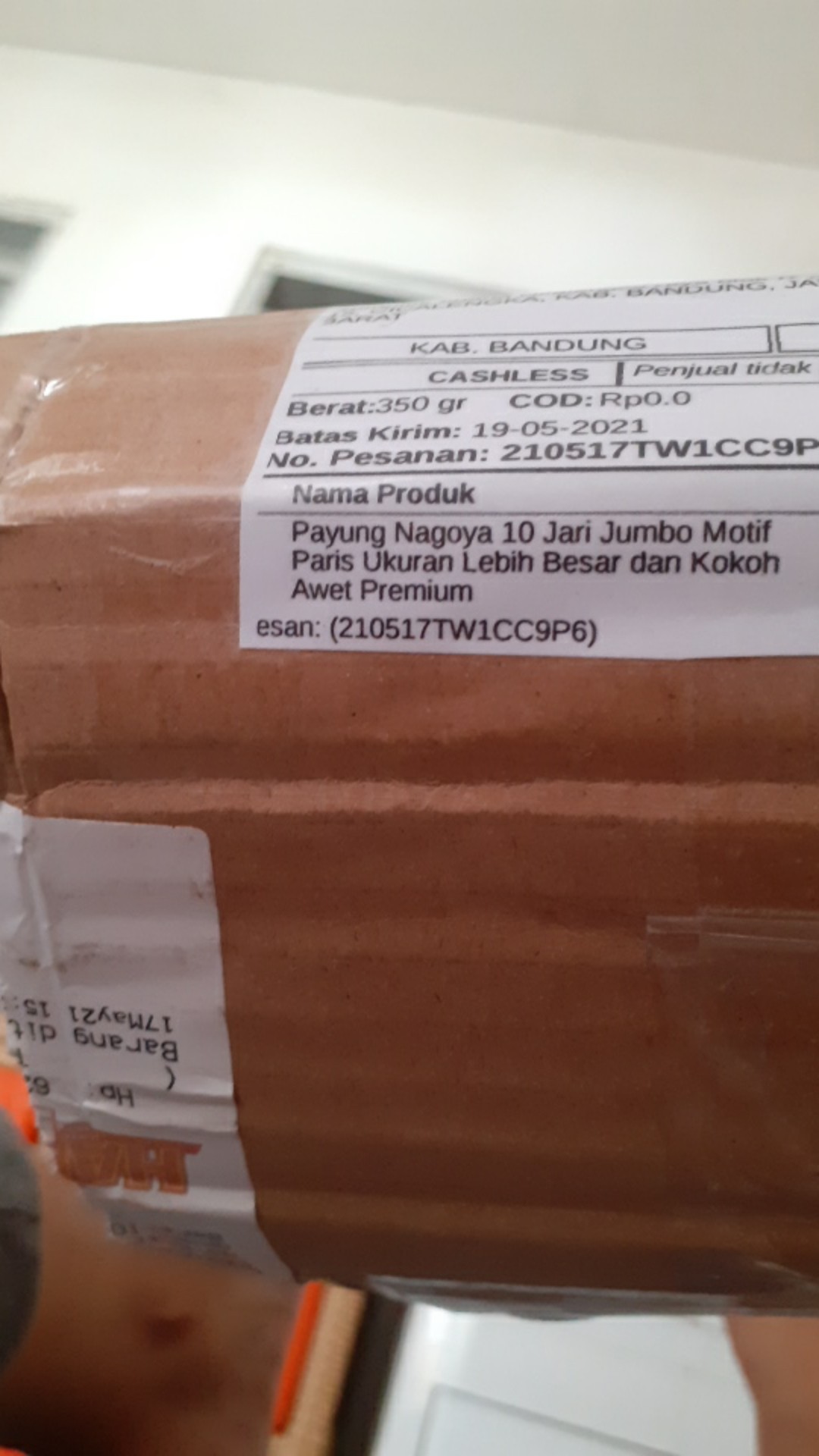 Payung Nagoya 10 Jari Jumbo Motif Paris Ukuran Lebih Besar Dan Kokoh Awet Premium