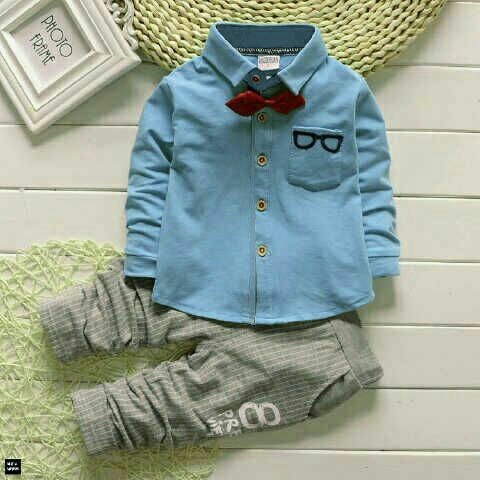 Baju Setelan Anak Laki Pesta Set Cowok Cewek Unisex Umur 2 3 4 Tahun TERBARU 2021