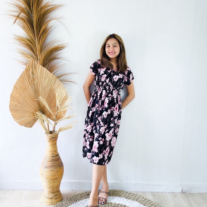 Daster Dress Manohara Bali-MN - JAPAN HITAM