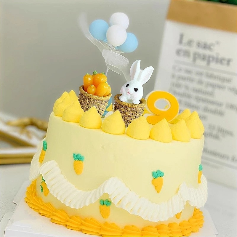 Hot Sale/Dessert Card 8Pcs/bunch Kreatif DIY Alat Kue Clay Balon Baking Dekorasi Balon Warna-Warni Hiasan Kue Untuk Pesta Ulang Tahun Pernikahan