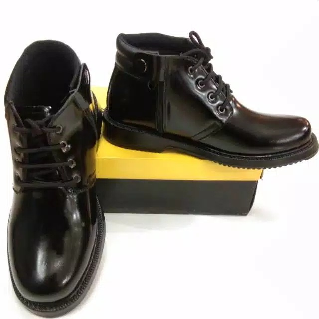 Sepatu PDH Pria Kulit Asli Exclusive - black - pdhx01