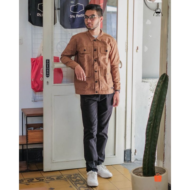 BREY.CO Alpina Jacket Canvas Solid | Jaket Pria Jaket Jeans Pria Jacket Jaket Motor Jaket Cowo Truck