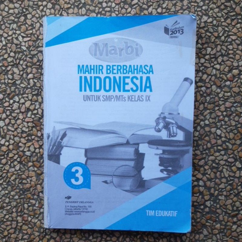 buku MARBI. Mahir Berbahasa Indonesia smp kls 7.8.9 revisi kurikulum 13 Bekas & Baru-Marbi 9 tanpa cover