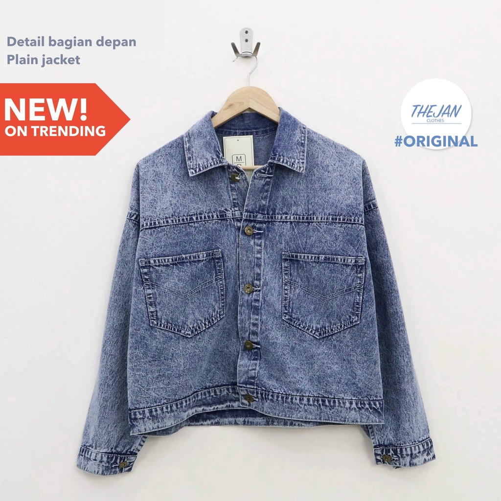 (ORIGINAL) Oversize dayo jacket jeans wanita by Genijeans