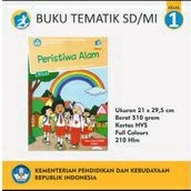 Buku Tematik Kelas 1 Tema 8 Peristiwa Alam
