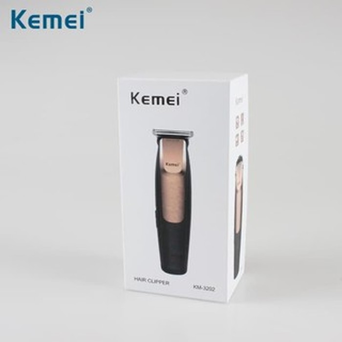 KEMEI KM 3202 Clipper Detailer alat cukur rambut 2 in 1 profesional