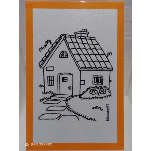 

media mewarnai sterofoam karakter ukuran 33x50cm