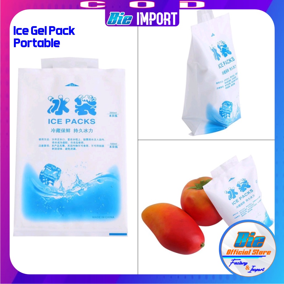 Ice Gel Pack Portable / Pendingin Makanan dan Minuman Impor Best Seller